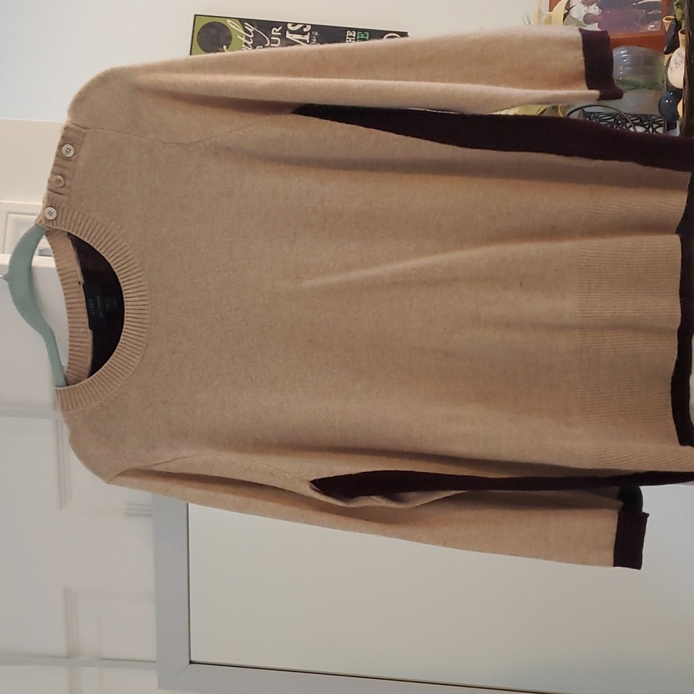 Black Friday Sale: J.Crew Cashmere Blend Sweater with Elbow Patches, XL, GUC